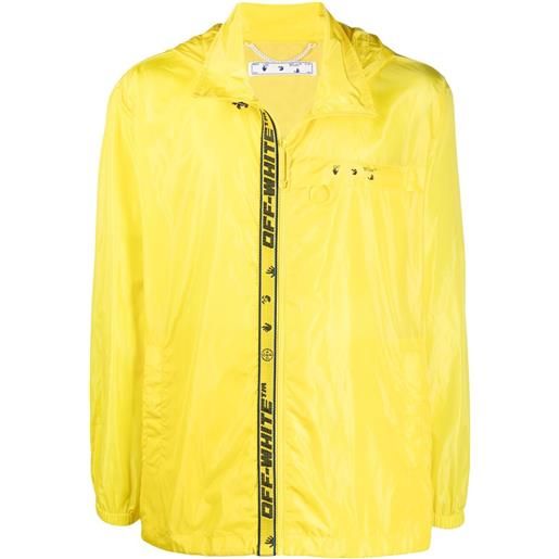 Off-White giacca a vento con stampa - giallo