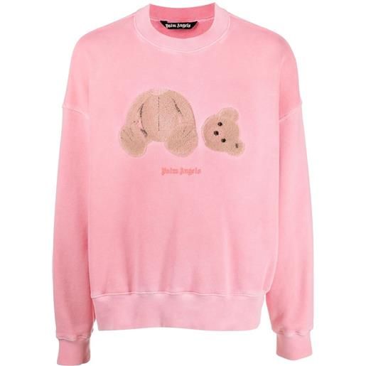 Palm Angels felpa con stampa - rosa