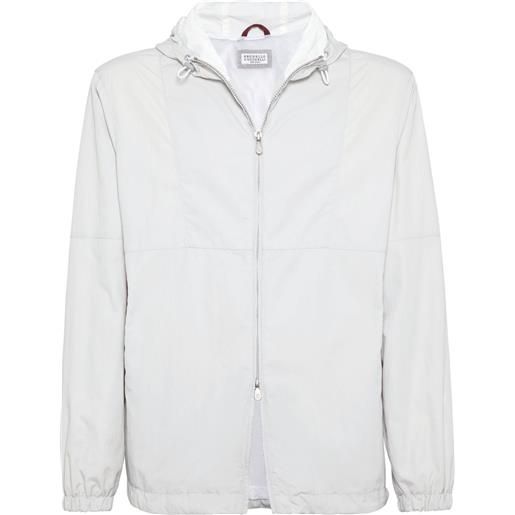 Brunello Cucinelli giacca con stampa - bianco