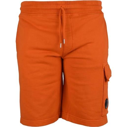 C.P. Company cargo corti con dettaglio lente - arancione