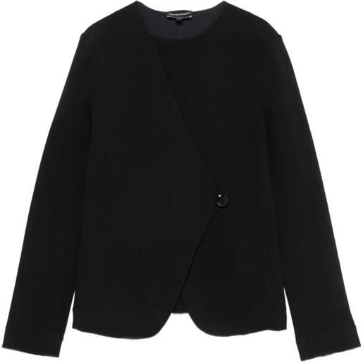 Emporio Armani giacca asimmetrica - nero