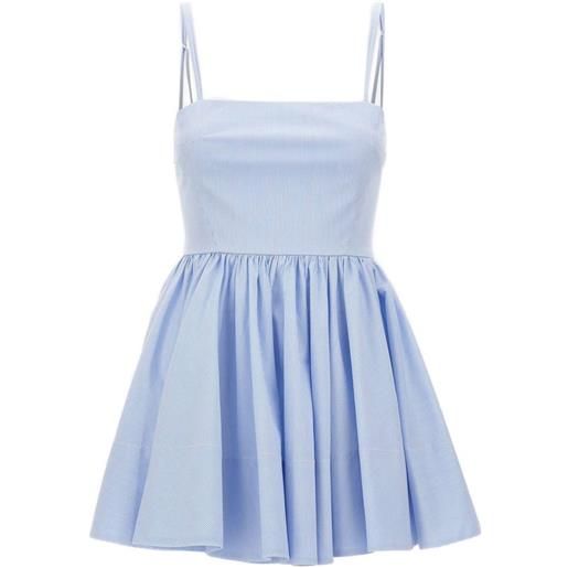 THE ANDAMANE abito corto carrie a righe - blu