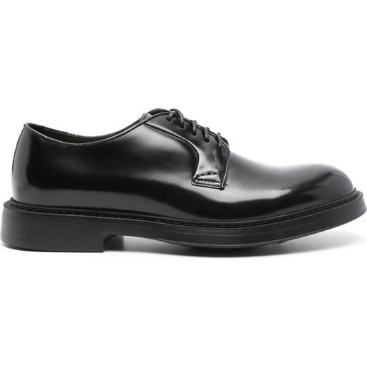 Doucal's scarpe stringate Doucal's derby in pelle nera du1385 nero