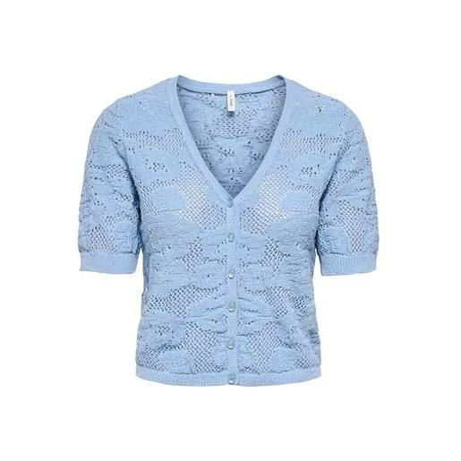 ONLY onlchloe life ss cadigan knt, soft chambray, m donna