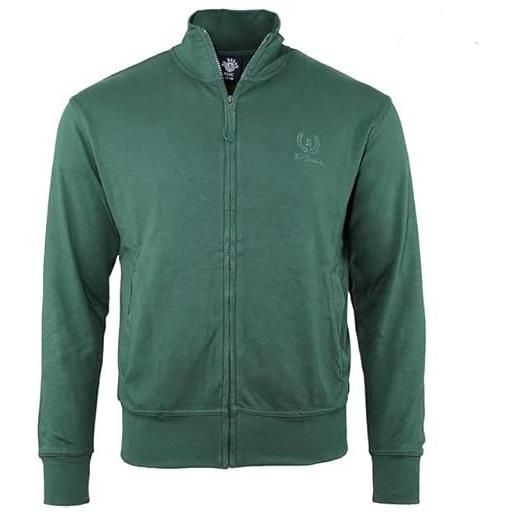 BE BOARD felpa leggera da uomo 9114 con zip in cotone con tasche