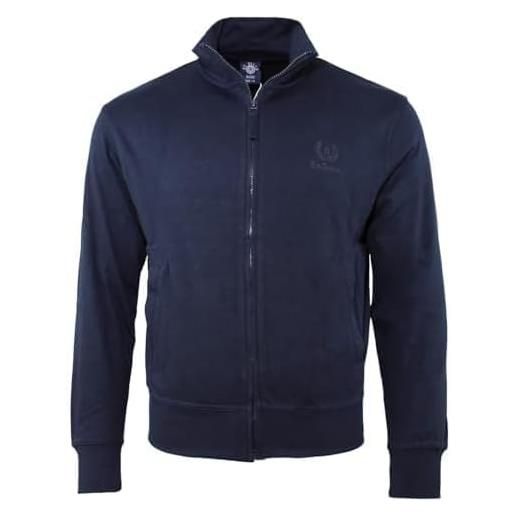 BE BOARD felpa leggera da uomo 9114 con zip in cotone con tasche