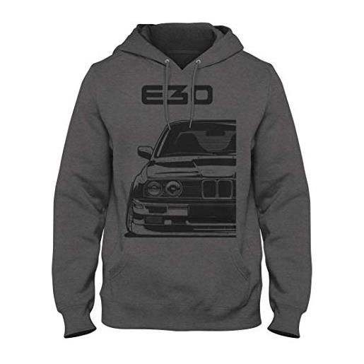 1/4 Mile Kult e30 m3 #1957 - felpa con cappuccio da uomo, irico, xl