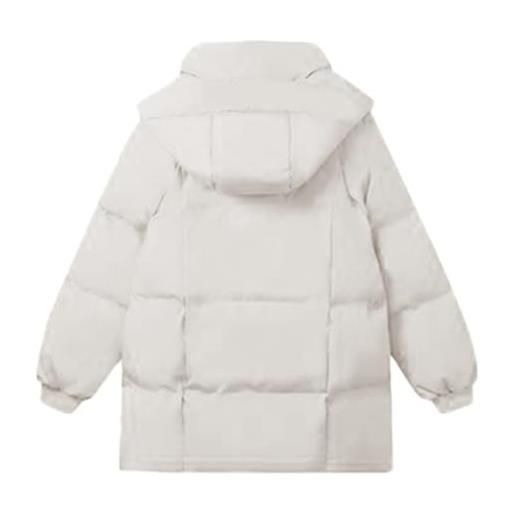 Generico piumino donna piumino leggero donna invernale con cappuccio giacche giubbotto invernale corto nero giacca vento giubbotto curvy giacca da autunno mezza stagione curvy nero 100 grammi cappotto corto