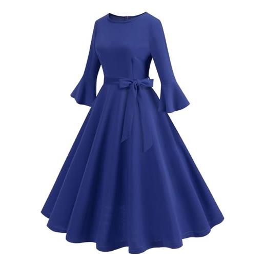 MJGkhiy abito corto paillettes donna elegante vestito da cerimonia curvy oro vestito natale maniche lunghe vestito per capodanno nero scollo a v abiti da sposa festa rosso abiti da sera