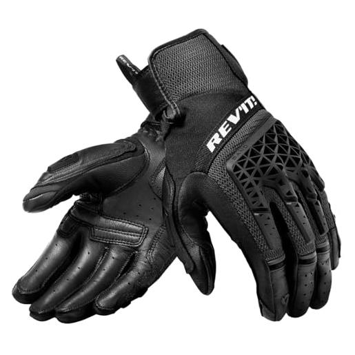 REV'IT! revit sand 4 guanti da moto (black/black, 4xl)