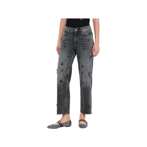 Liu Jo jeans donna grigio pant. Straight l. W. - 28