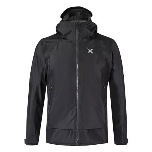 MONTURA - giacca uomo guscio gore tex 3 strati argo 2 - nero-m