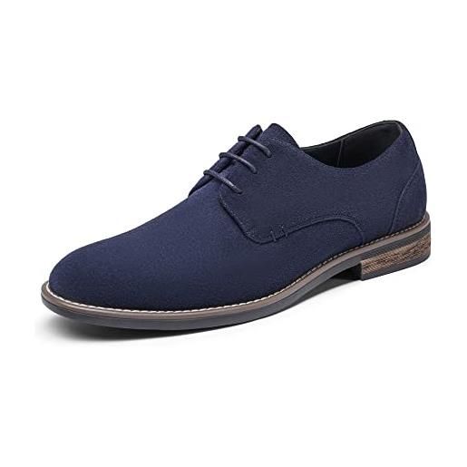Bruno Marc scarpe eleganti oxford uomo stringate derby basse oxford vintage elegante, size 48, marina militare, urban-08-e