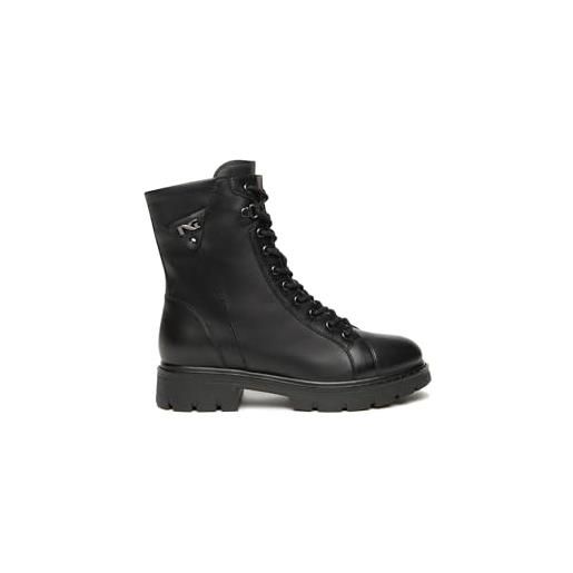 Nero Giardini i514767d anfibi donna in pelle - nero 36 eu