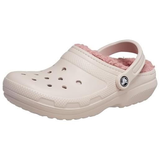 Crocs - sabot classici foderati unisex per adulti, al quarzo. , 10 women/8 men