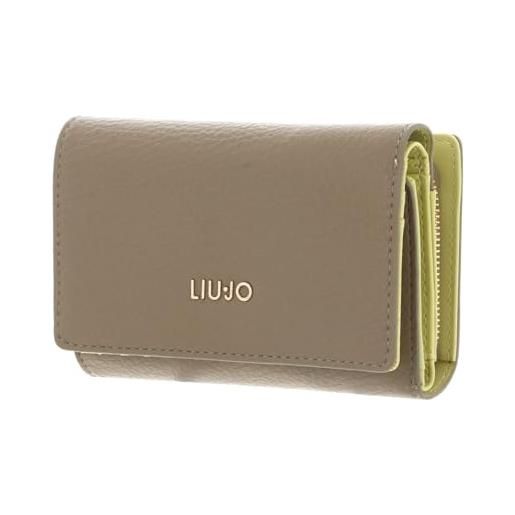 Liu Jo portafoglio caliwen trifold mud grigio talpa