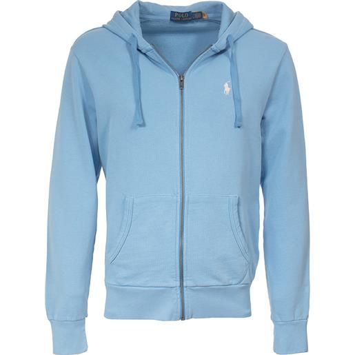 POLO RALPH LAUREN felpa zip POLO RALPH LAUREN 014 blu uomo