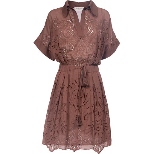 ERMANNO FIRENZE abito chemisier ERMANNO FIRENZE 00725 cioccolato donna