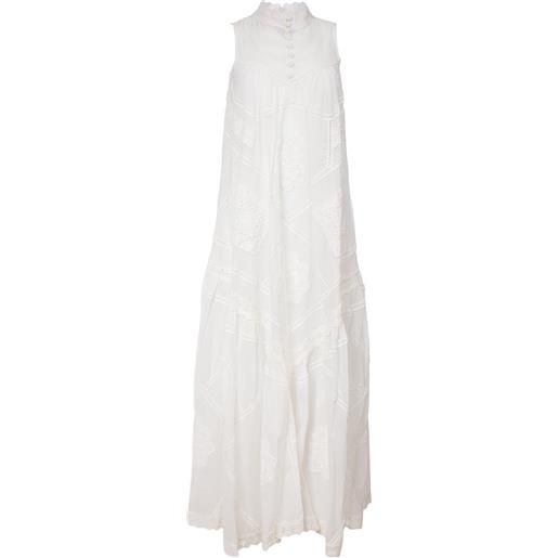 ERMANNO FIRENZE abito lungo ERMANNO FIRENZE 00249 bianco donna