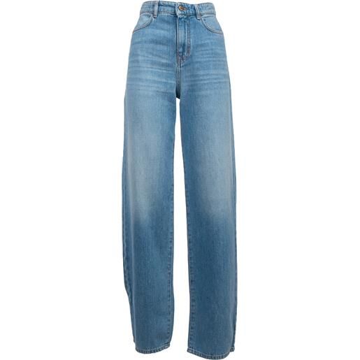 MAX MARA STUDIO jeans over MAX MARA STUDIO 009 azzurro donna