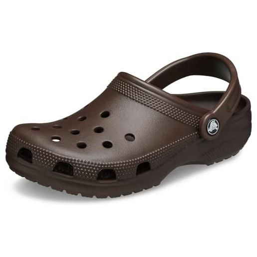 Crocs classic clog, zoccoli unisex - adulto, coffee, 48/49 eu