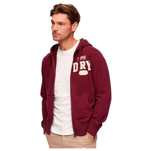 Superdry vintage athletic full zip sweatshirt m