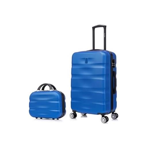 Valigia Trolley Rigida 829 – Espandibile, ABS, 4 Ruote, Telaio Telescopico – Taglie M/L/XL E Set