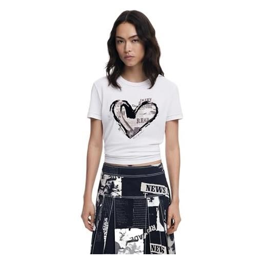 Desigual ts_letter core, 1000 white, xs