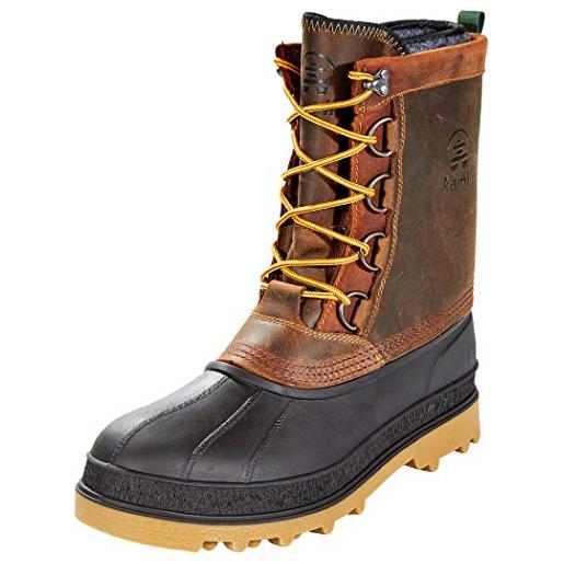 Kamik william - stivali da neve uomo, marrone (gaucho brown gau), 46 eu