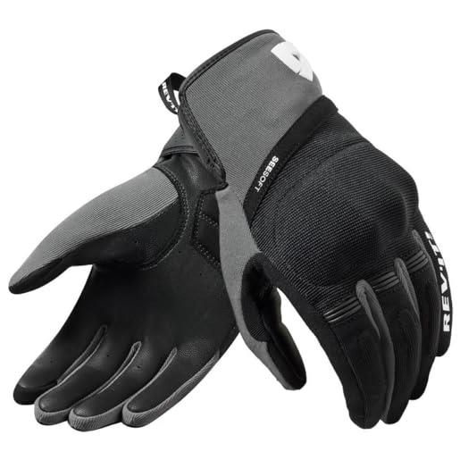 REV'IT! revit mosca 2 guanti da moto, nero/grigio, s