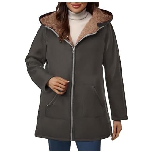 Generic giacconi invernali donna piumino lungo donna giacca casual da in cotone caldo e spesso con vita media europea e americana piumino giacche invernali cappotto invernale navy l