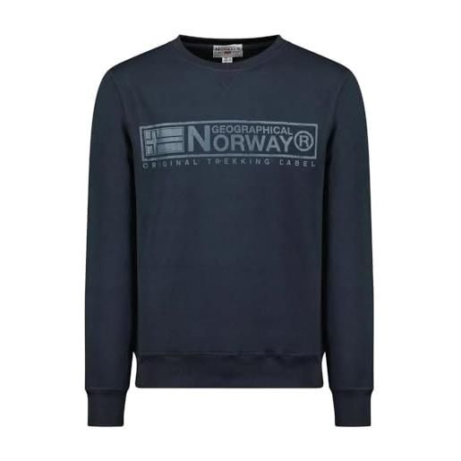 Geographical Norway felpa da uomo gantoine, marina, 4x-large