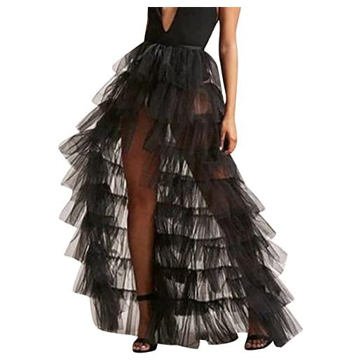 Generic gonna da donna in tulle minigonna a quadri a vita curvy elegante tutu ballerina skirt gonne in tweed da donna stampa lana aderente vestito carnevale a-line vintage#2