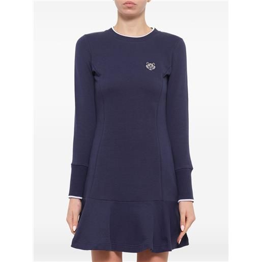 Kenzo vestito con applicazione - blu
