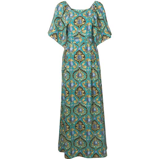 La DoubleJ vestito con stampa - blu