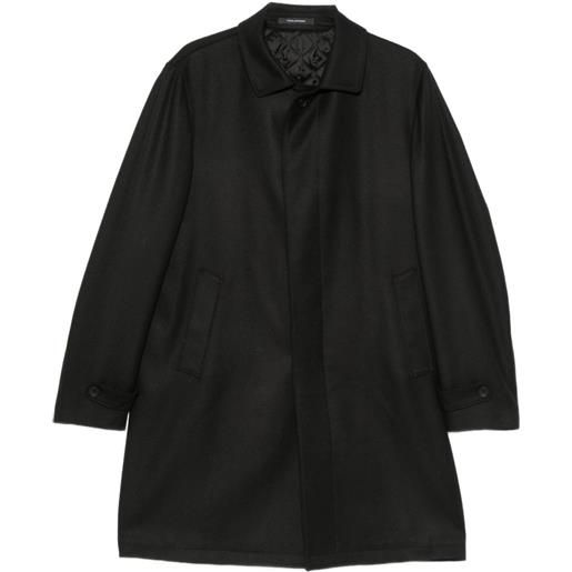 Tagliatore cappotto monopetto - nero