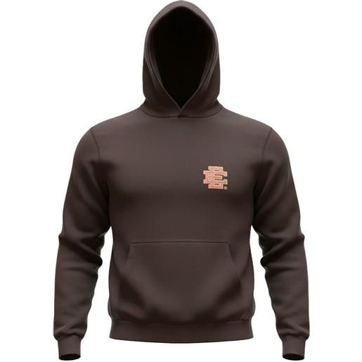 ERIC EMANUEL felpa ee con logo - marrone