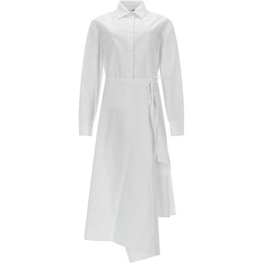 MSGM abito asimmetrico - bianco