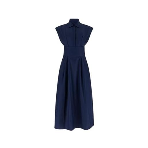GUESS donna vestito lungo w6gka0w2353 cotone bianco s