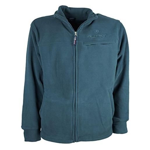 BE BOARD felpa uomo pile zip lunga art 9829 conf taglie forti