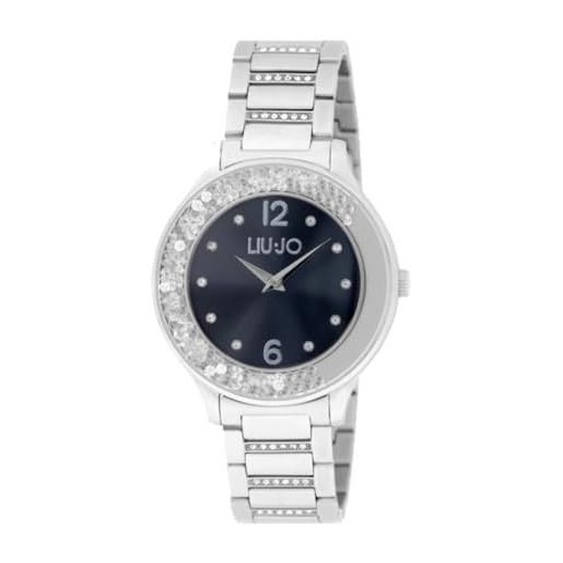 Liu Jo - orologio elegante da donna al quarzo in acciaio - modello dancing trendy tlj2492 - orologio con cristalli girevoli nel quadrante e cinturino con chiusura magnetica