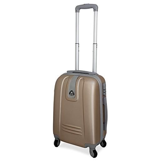 Ormi trolley mod 188 rigido in abs 52 cm, 32 litri 4 ruote, bagaglio a mano (bronzo)