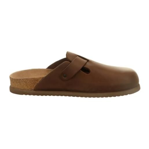 Mephisto nathan sabot da uomo scalzati (marrone, sistema taglie calzature eu, adulto, numero, media, 45)