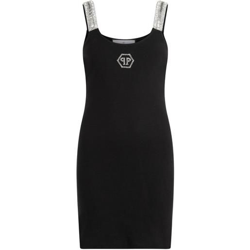 Philipp Plein abito con strass - nero