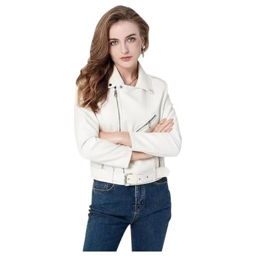 Peuignao giubbino ecopelle giubbotto pelle giacca similpelle giubbotto similpelle biker giubbini moto leather jacket giacche finta pelle pu bikers giacca chiodo ecopelle giubbotti moto donna primavera xxl