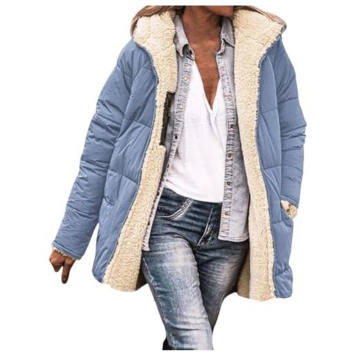 Generic giaccone donna invernale piumino lungo da donna women fashion sleeveless sweater vest blouse shirts coat sweatshirt piumini lunghi piumino invernale dark gray l