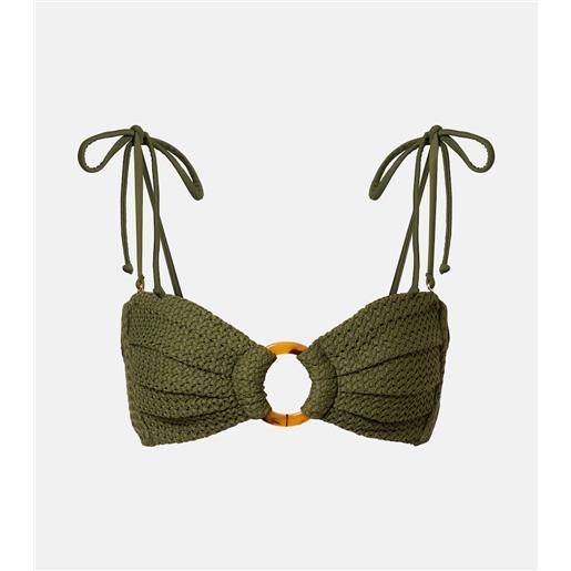 Montce top bikini tori in crochet a fascia