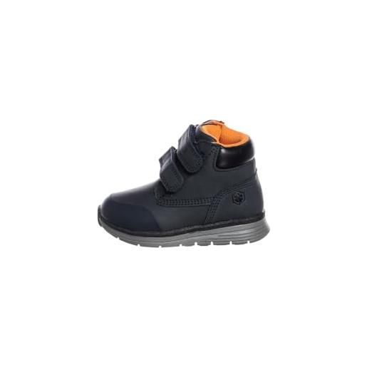 Lumberjack anfibio alvis navy blue a doppio strappo con soletta in pelle (27)