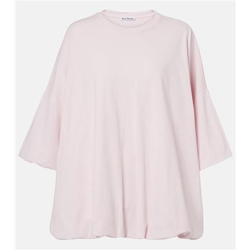 Acne Studios t-shirt oversize in jersey di misto cotone