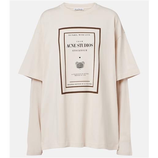 Acne Studios t-shirt in jersey di cotone con logo